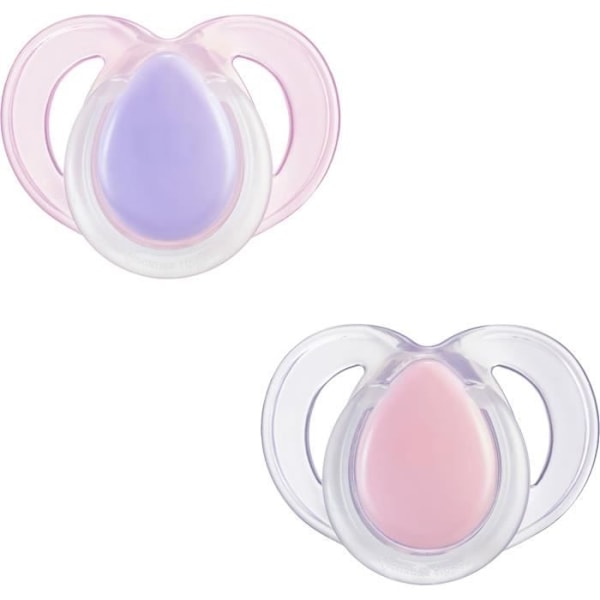 Yötutti - TOMMEE TIPPEE - 18-36 kk - 2 fosforoivan tutin setti uudelleenkäytettävällä sterilointikapselilla