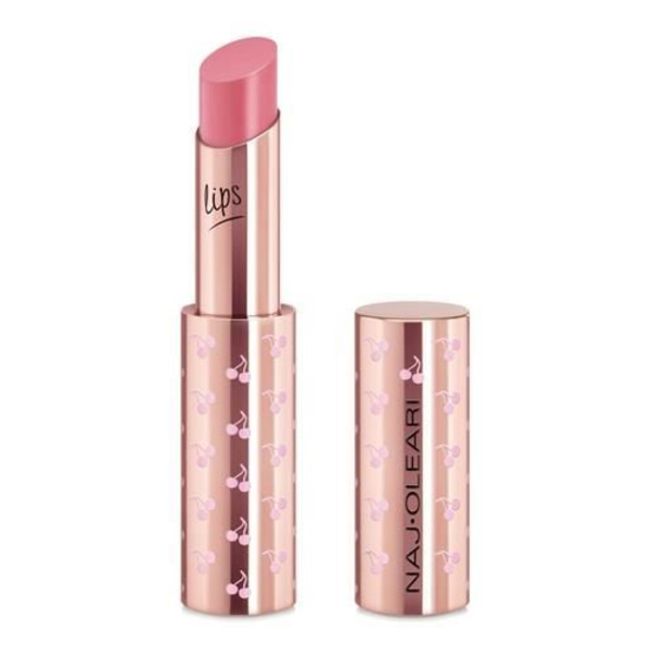 Læbestift - NAJ OLEARI - Shell Pink - 3 g - Satin finish - Høj dækkende