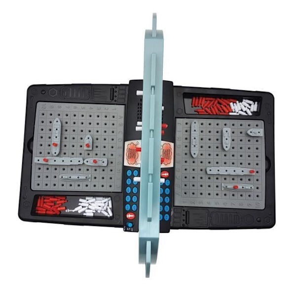 LEXIBOOK - Electronic Battleship - Talking and Light Effects - 2 spelare (FR/DE/IT/NL) blått och svart