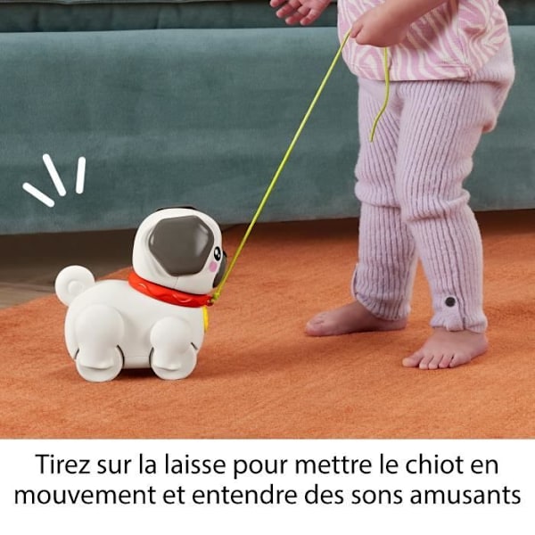 Fisher-Price-My Pug to Walk-Baby Pull Toy HTW94