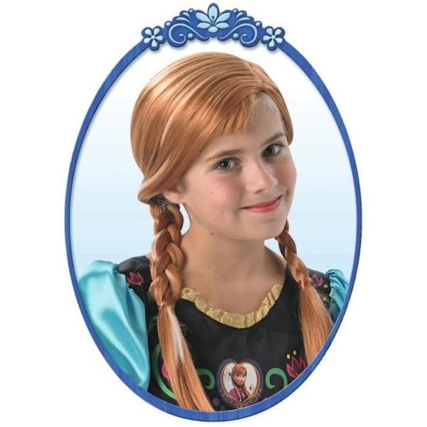 Frozen Anna Peruk - Rubiner - För tjejer från 3 år - CE-certifierad Orange