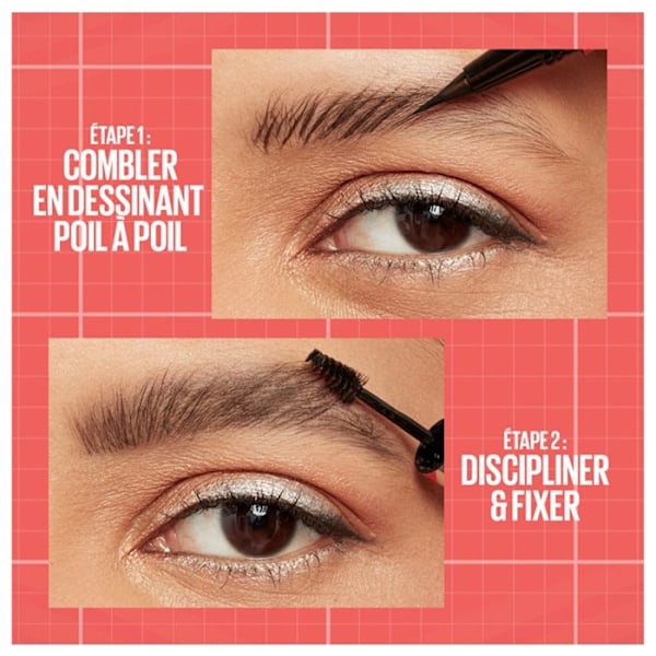 Maybelline New York Build-a-Brow 2-in-1 Brow Pen and Gel Soft Brown Mjuk brun