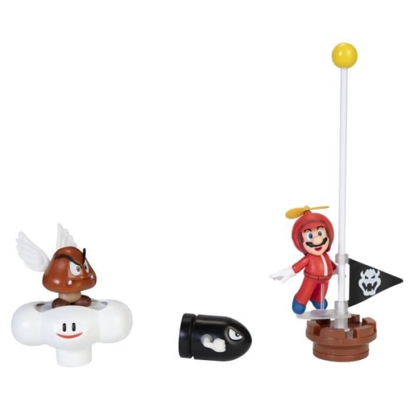 MARIOBROS-figurer - I lufttemalåda - Mario, Goomba och Bill FJA0192995401990