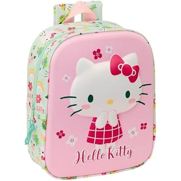 Hello Kitty 3D lastenhuonereppu - SAFTA - punainen - Kärryystävällinen Röd