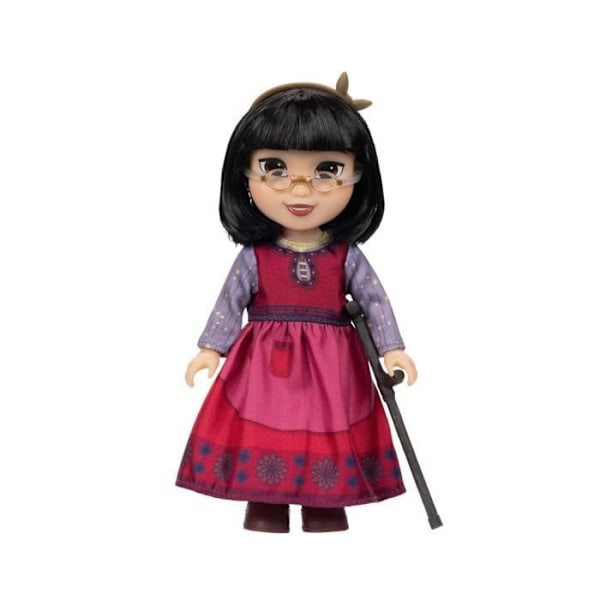 Docka - Jakks Pacific - Dahlia - 15cm - Rörlig leksak - Långt stylat hår