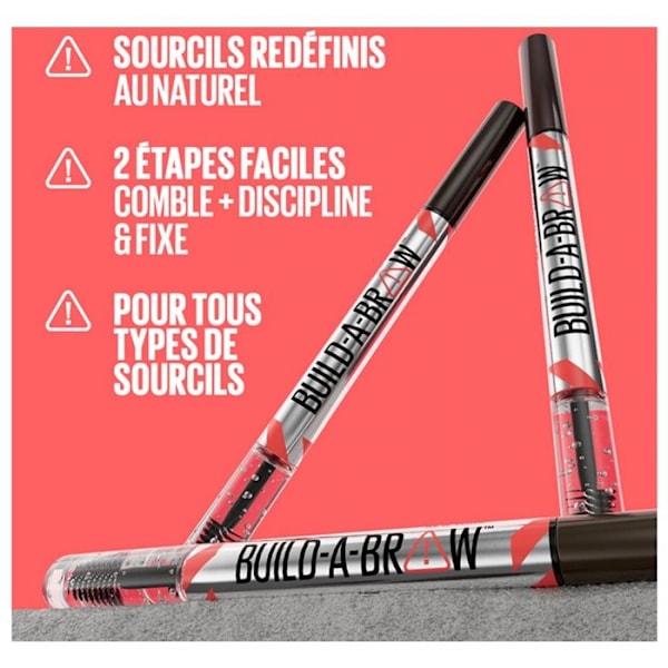 Maybelline New York Build-a-Brow 2-i-1 Brow Pen and Gel Soft Brown Mjuk brun