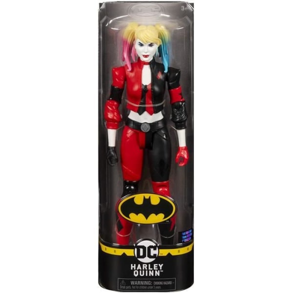 HARLEY QUINN 12-tums ledad figur - SPIN MASTER - BATMAN - Flerfärgad - Blandat - Barn