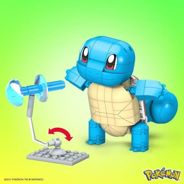Mega Construx - Pokémon Squirtle to Build - Byggespil - Fra 7 år GYH00 Flerfärgad