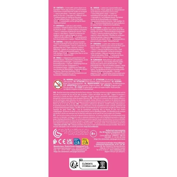 CLEMENTONI - Luo kukkasi - Ruusu Rosa