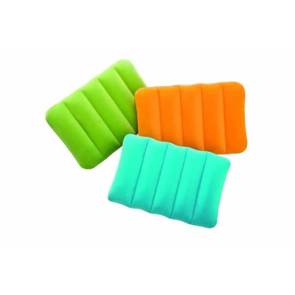 Madras + pude - INTEX - 1 sted - Oppustelig - Blå - 18 cm tyk