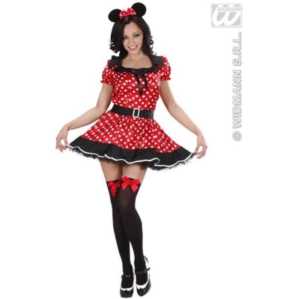 Minnie Mouse Vuxen kostym - WIDMAN - Röd - Dam