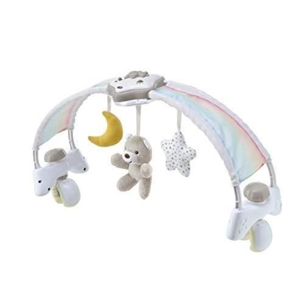 CHICCO GIOCO RAINBOW SKY, 2-I-1 bueformet seng med lys og