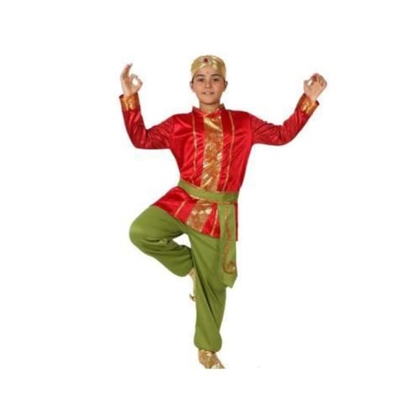 Hinduisk kostym för pojkar 5/6 år - ATOSA - Hindu - Grön - Röd - Guld