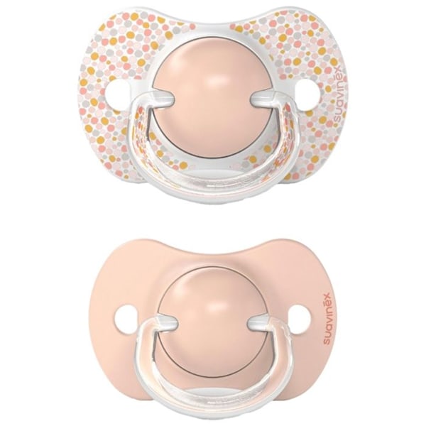 -Suavinex 2 Nappflaskor SX Pro 6-18 Månader (Modell: Rosa)