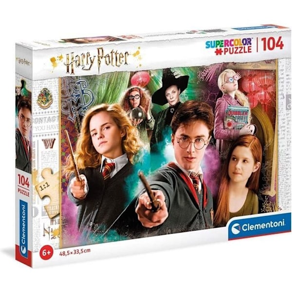 Puslespil - CLEMENTONI - Harry Potter - 104 brikker - Biograf og reklame