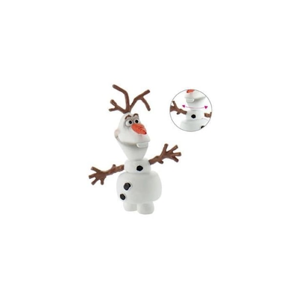 Olaf miniaturefigur fra Frozen - BULLYLAND - 7 cm - Til børn fra 3 år og derover