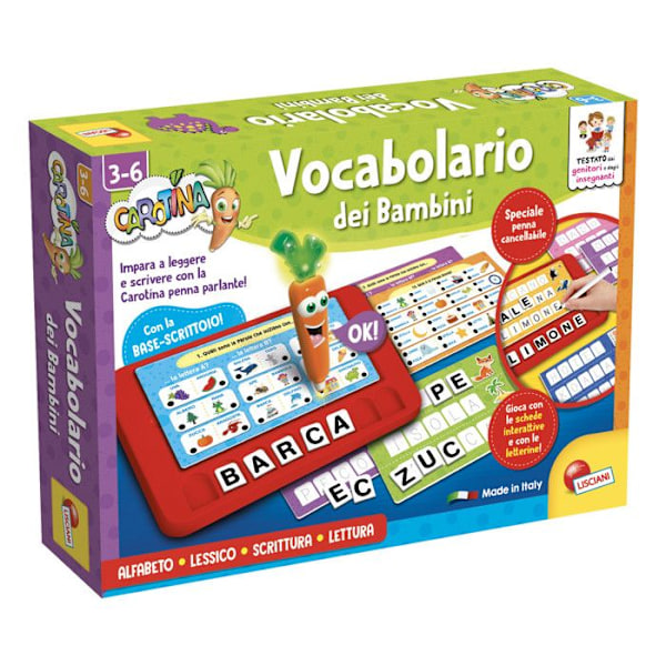 LISCIANIGIOCHI- GULEROD TALKENDE PEN BØRNENS ORDFORBUD, 102327