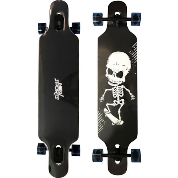 Planche Longboard Sæ skull Skelet ABEC 9