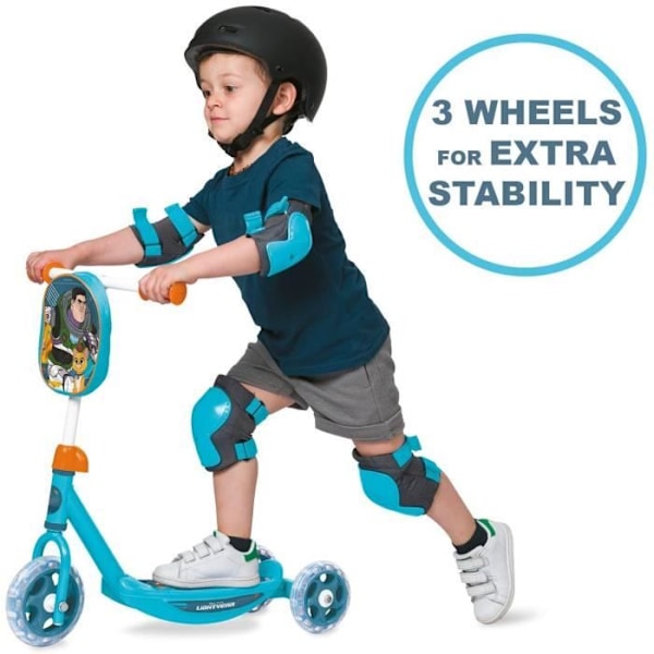 MONDO - Scooter / 3-hjulet scooter - Disney - Pixar - Buzz Lightyear blå / hvid / orange