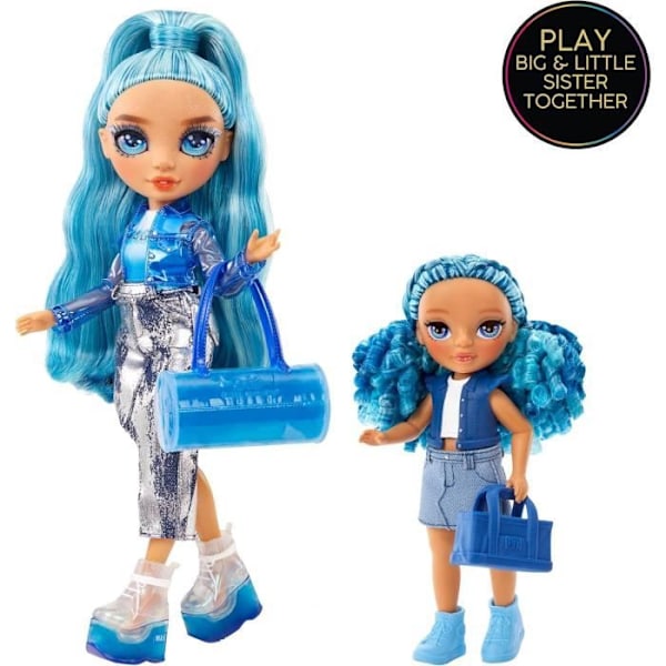 Rainbow High Littles - 15cm dukke + kæledyr - Blå - Fra 4 år Blå