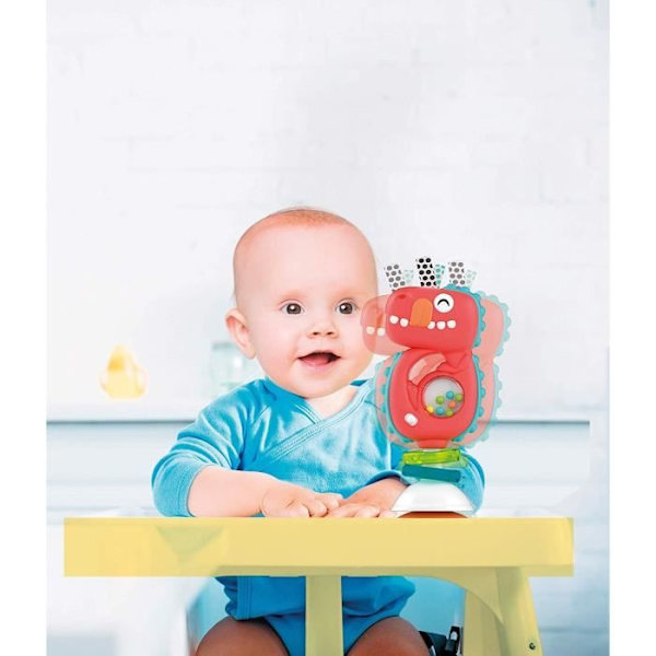 Muziekdino Rattle - CLEMENTONI - Punainen - Vauva - Muovi Röd