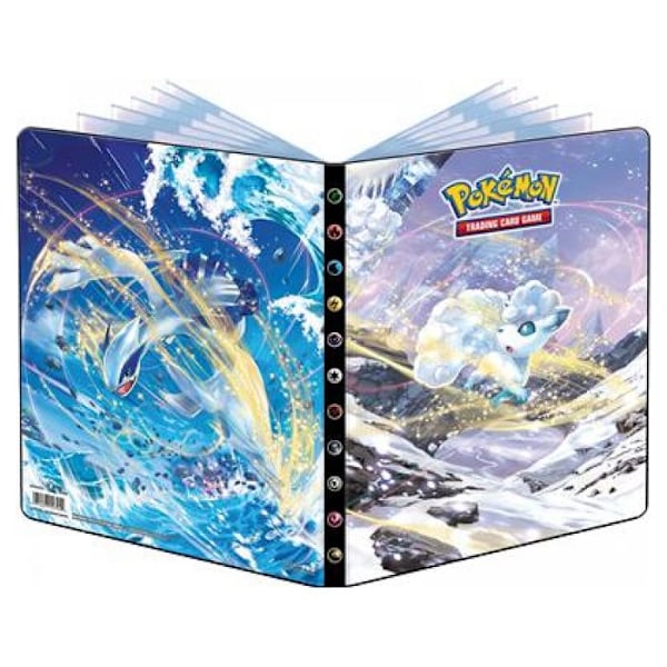 Notesbog til opbevaring af Pokémon-kort - ASMODEE - Portfolio A4 252 - Silver Storm - Til samlere fra 6 år
