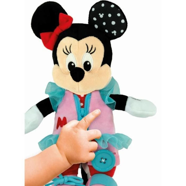 Clementoni - Montessori - Baby Minnie - Plysch att klä upp Rosa
