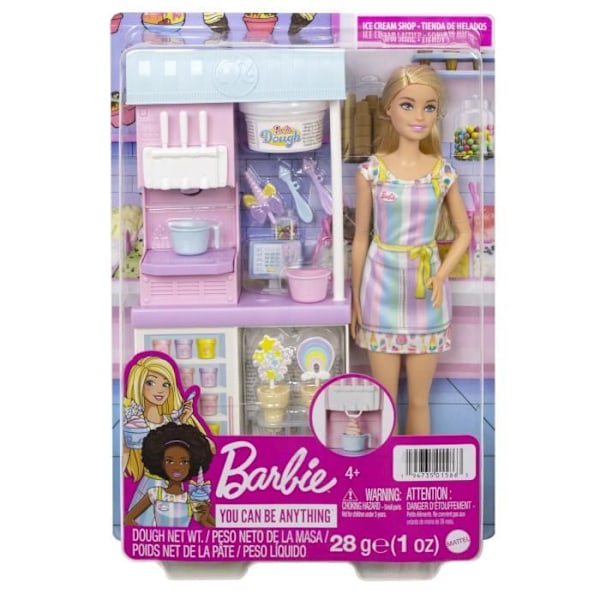 Barbie - Ice Cream Vendor Box - Modedukke - Fra 3 år