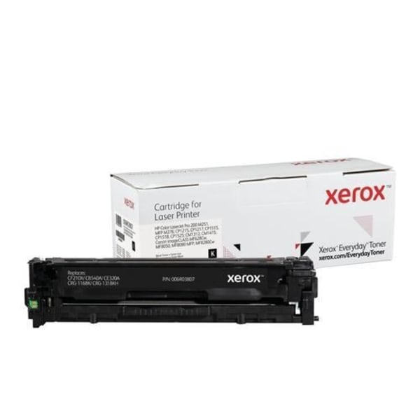 XEROX TONER VARJE DAG SVART STANDARDKAPACITET, EKVIVALENT MED HP CF210X-C