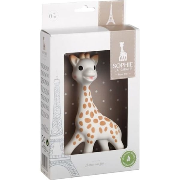 SOPHIE LA GIRAFE Presentförpackning i 100 % naturgummi Presentlåda