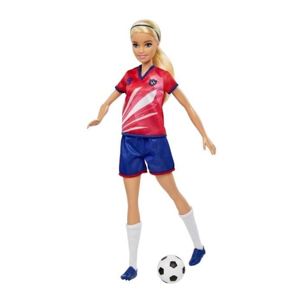 Barbie - Barbie Fodboldspiller - Dukke Model - Fra 3 år Flerfärgad