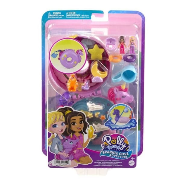 Coffret Bouée Licorne - Polly Pocket - HKV34 - Mini Dukke og Tilbehør Flerfärgad