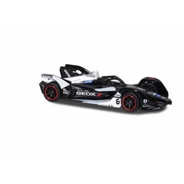 MAJORETTE Formula-E Box 5 Metal Vehicles 1/64:e - Glow in the dark - Display box - Flerfärgad Flerfärgad