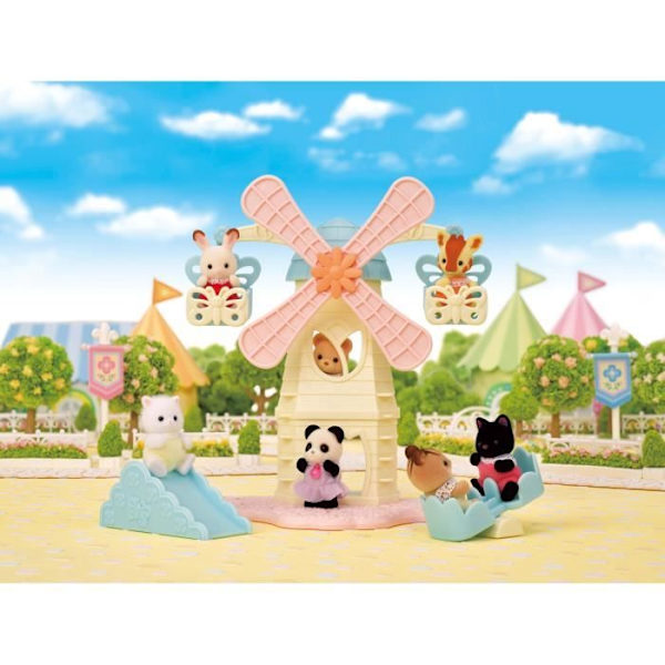 Miniatyrfigurer - SYLVANISKA FAMILJER - Bebiskvarnen - Inomhus - Rosa - 3 år gammal Flerfärgad