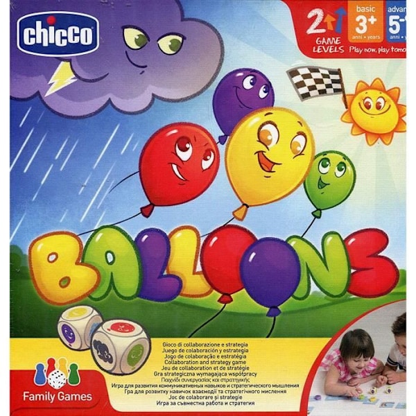 Pöytäpelit - Chicco - 00009169000000 - Yhteistyö - 2 Vaikeustasoa - 1-4 Pelaajaa