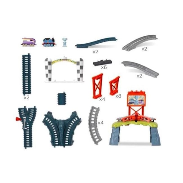 Ratasarja - Fisher-Price - Sodor Cup Race - Push Train - Lapsi - Musta