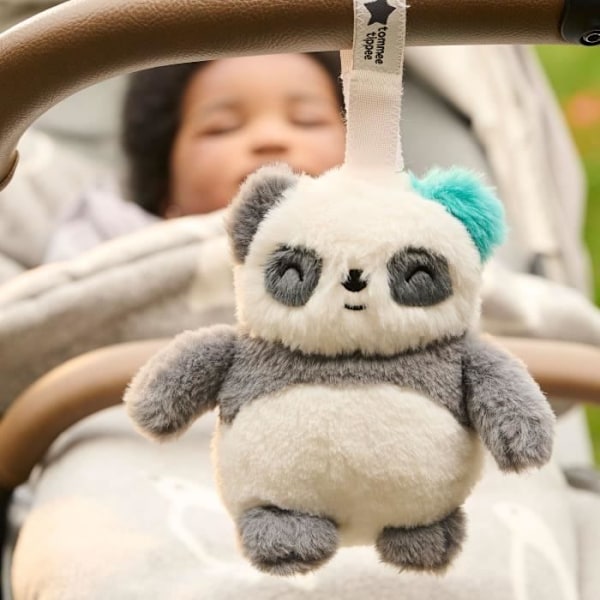 Mini Plysch - TOMMEE TIPPEE - Pippo The Panda - Nomadisk sömnhjälp - 6 ljud - USB uppladdningsbar - Maskintvättbar Mång