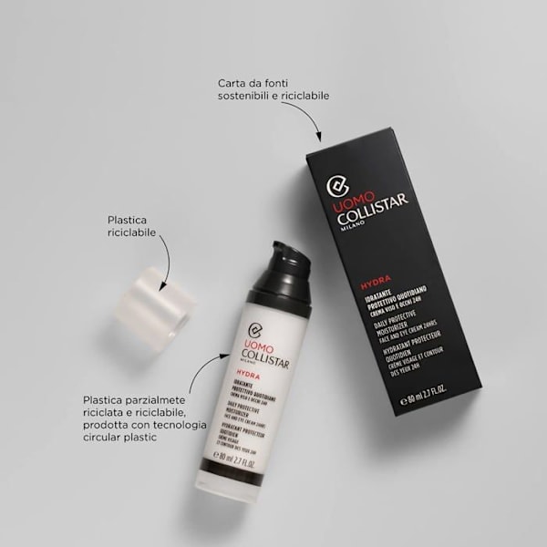 Collistar Eye Contour (co98z) - K28524 - Mäns Hydra Hydra Hydra Daily Protective And Eye Contour Halsband 80ml