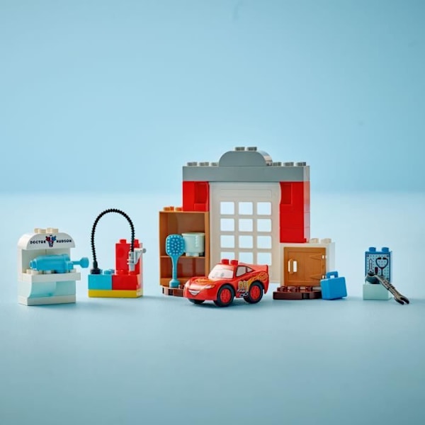 LEGO DUPLO Disney och Pixar Bilar 10456 Mcqueens besök i Docs garage - Spel 2 år Flerfärgad