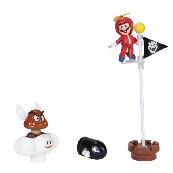 MARIOBROS-figurer - I lufttemalåda - Mario, Goomba och Bill FJA0192995401990