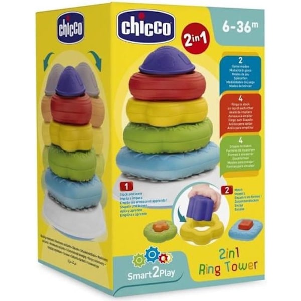 CHICCO pinoamisrenkaat 2 in 1 Flerfärgad