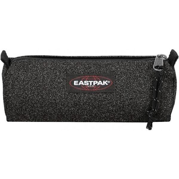 Trousse Eastpak Benchmark Single Spark Black Skinande svart