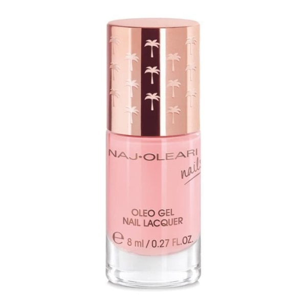 Nagellack - Naj-Oleari - 587010 - Rosa - frostig rosa - 8 ML - Lätt att applicera frostig rosa
