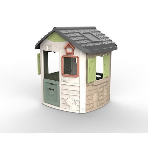 SMOBY Life - Jura Lodge -talo Beige, vit, grön