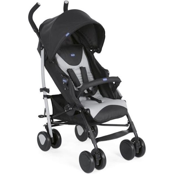 CHICCO Echo cane -rattaat - Syntymästä lähtien - 15 kg asti - Säädettävä selkänoja - Turvatankolla - Kivi Sten