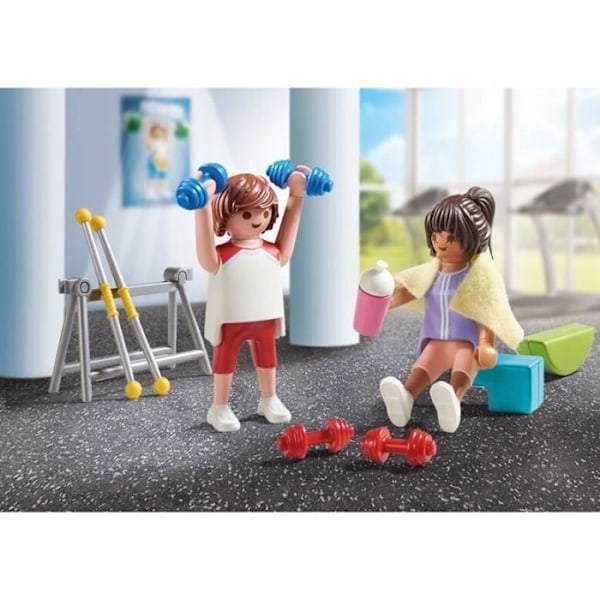 PLAYMOBIL 71806 Idrottare med träningsutrustning, My Life, 32 delar, Från 4 år Flerfärgad