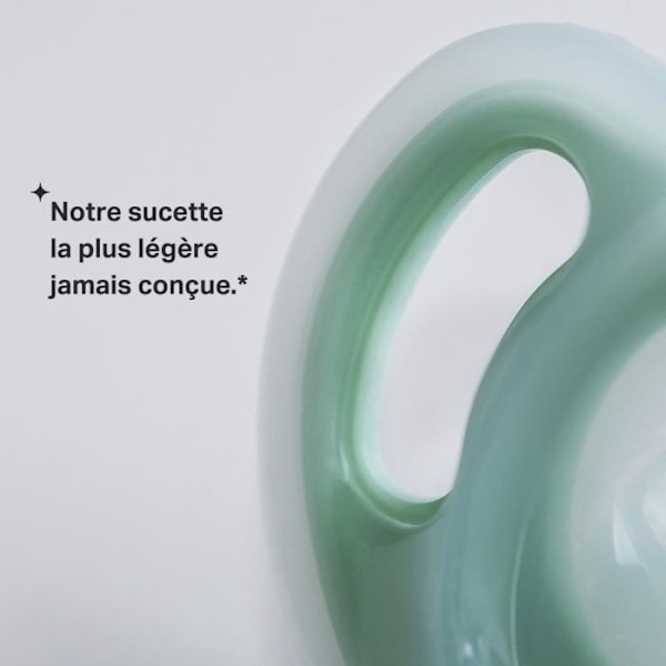 Sutter - TOMMEE TIPPEE - Ultralette - 6-18 måneder - Sæt med 2 BPA-frie sutter i ét stykke Gul och blå