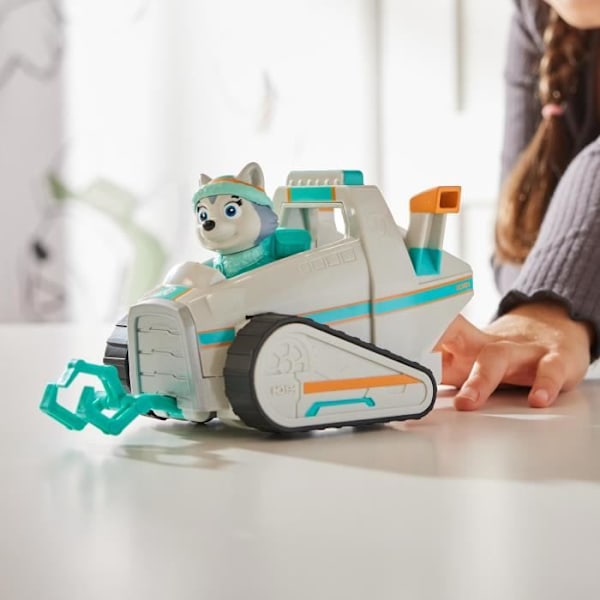SPIN MASTER VEHICLE + MARCUS FIGURINE Paw Patrol Rött och grått