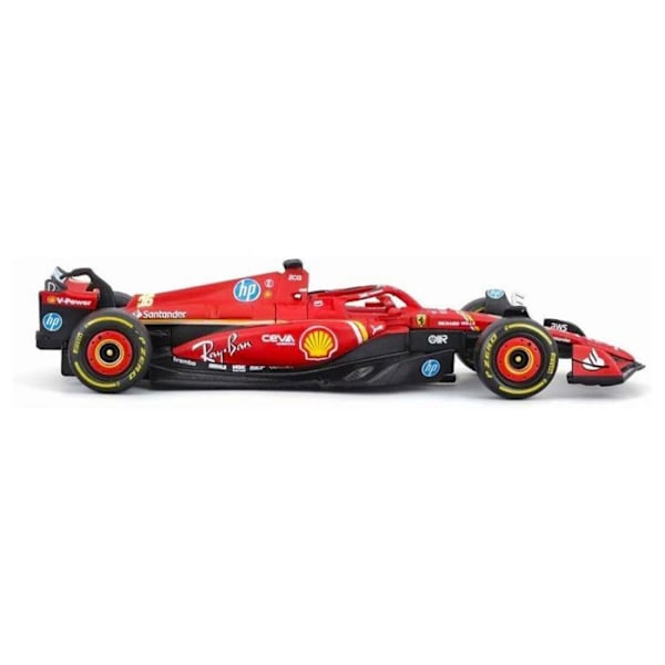 Pienoismalli - Bburago - Ferrari F1 Team SF24 - Punainen - 1/43 - Charles Leclerc Röd
