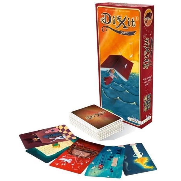 Brætspil - ASMODEE - Dixit 2 (Quest) - Festspil - Blandet - 6 år og derover